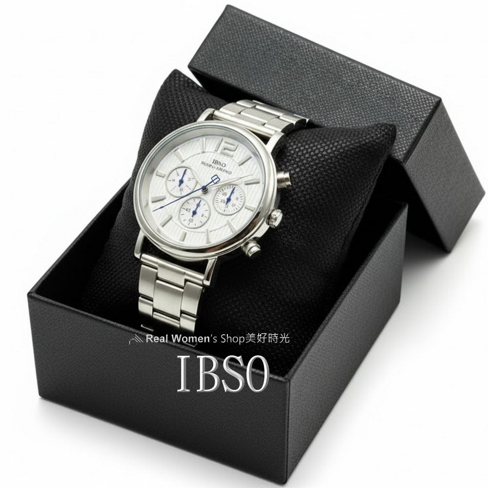IBSO 愛彼斯諾 三眼日期.星期.24HR 多功能商務休閒型男錶 時尚百搭 送禮自用首選-細節圖9