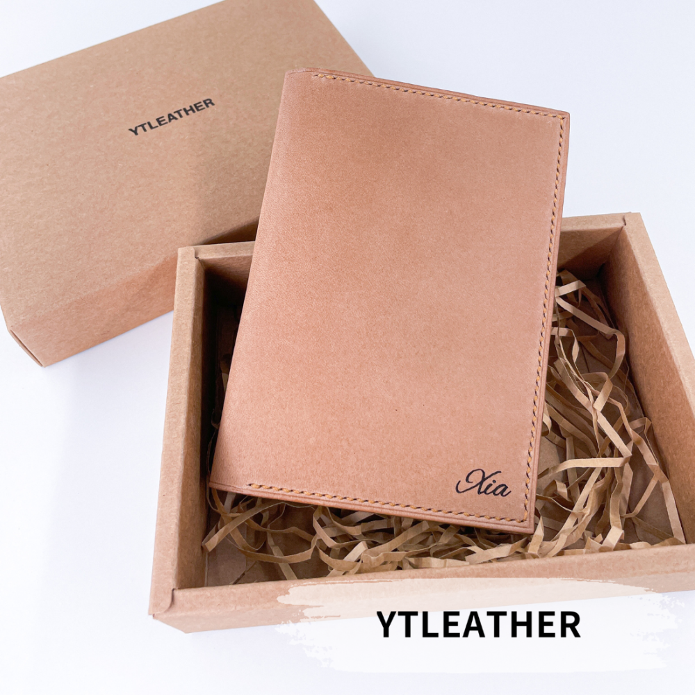 【YTLEATHER手工皮件】真皮護照套丨護照夾丨護照套丨客製化丨手工製作丨植鞣革牛皮丨出國旅遊丨快速出貨丨聖誕禮物-細節圖4