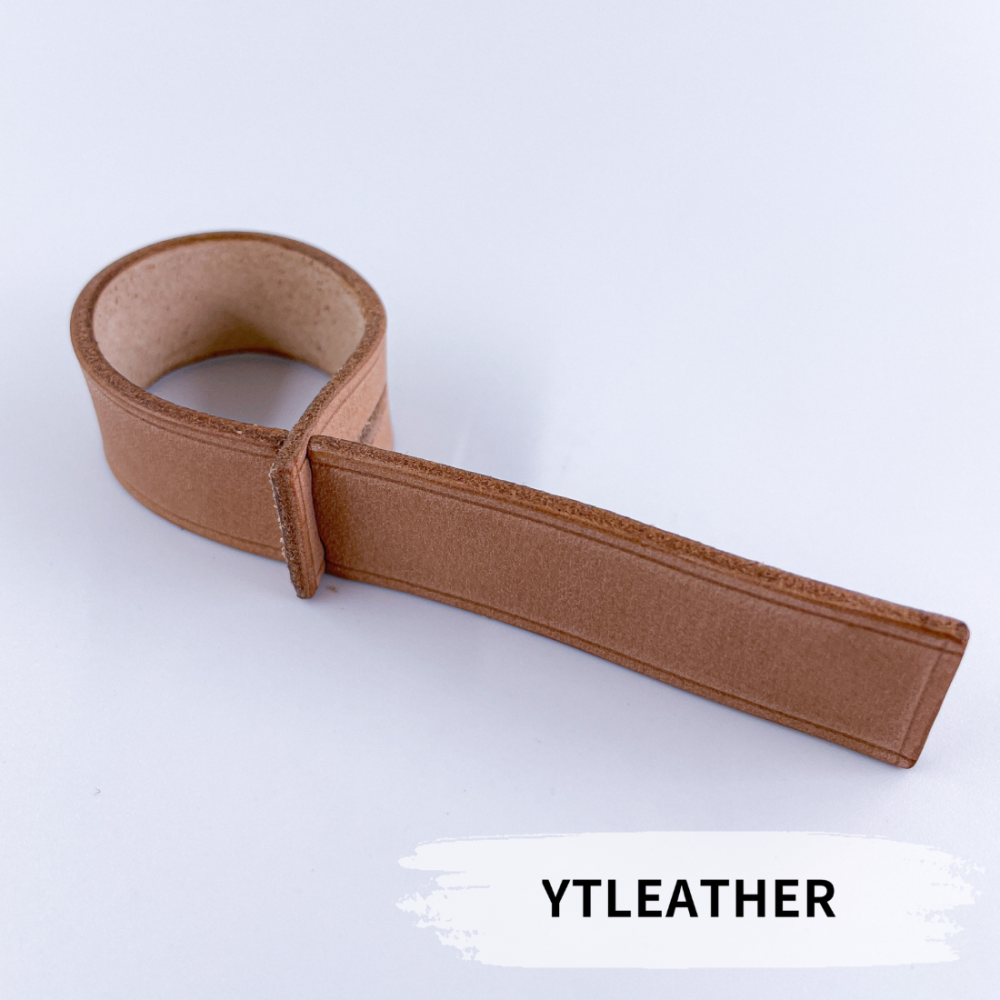 【YTLEATHER手工皮件】真皮行李吊牌丨簡約行李吊牌丨客製化丨手工製作丨植鞣革牛皮丨旅行丨質感-細節圖5