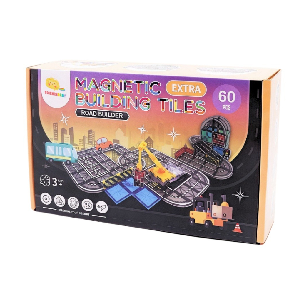 🌟《道路建築師 60 PCS》🌟【Science Baby】-細節圖4