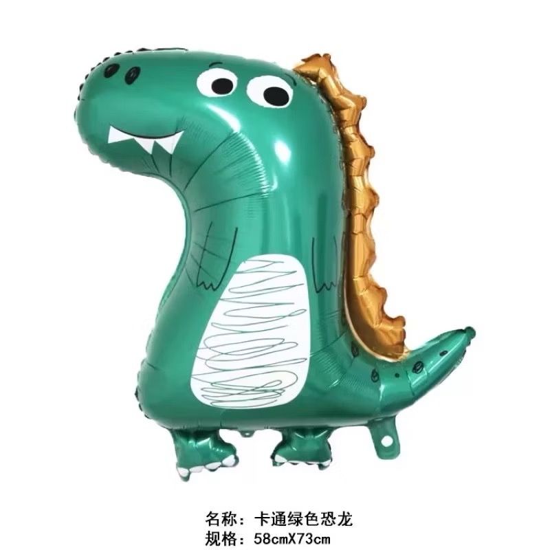 卡通綠恐龍