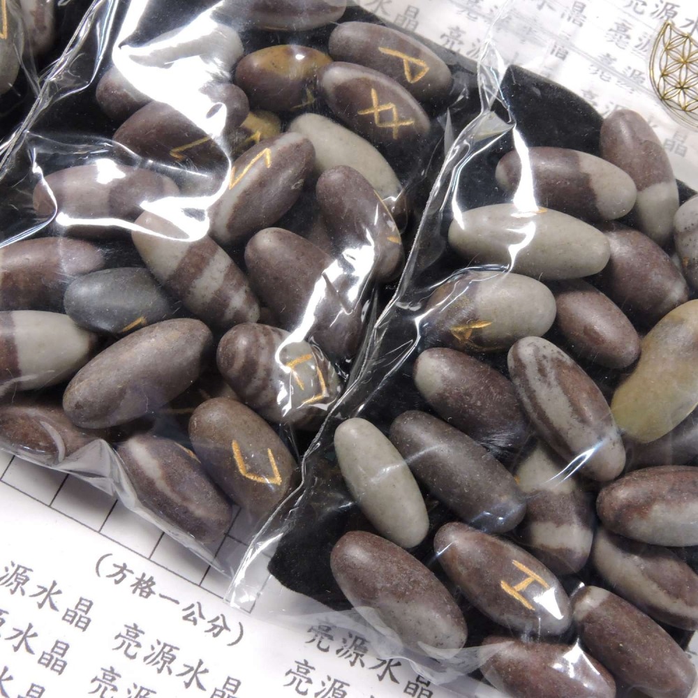~盧恩符石~白水晶、印度神石、天使石、彩瑪瑙~-細節圖4