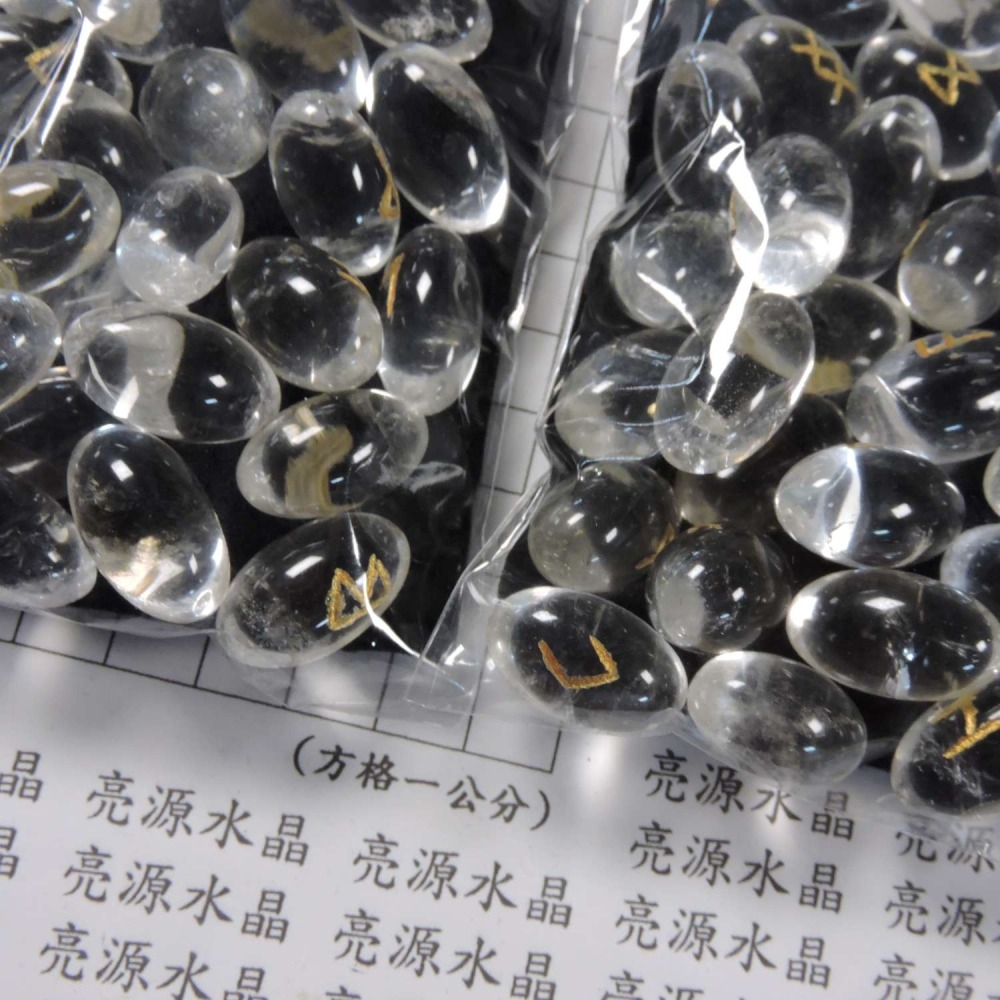 ~盧恩符石~白水晶、印度神石、天使石、彩瑪瑙~-細節圖8