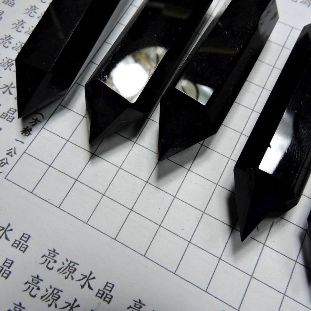~0116~黑曜岩雙尖柱5-7公分~特價三天~-細節圖3