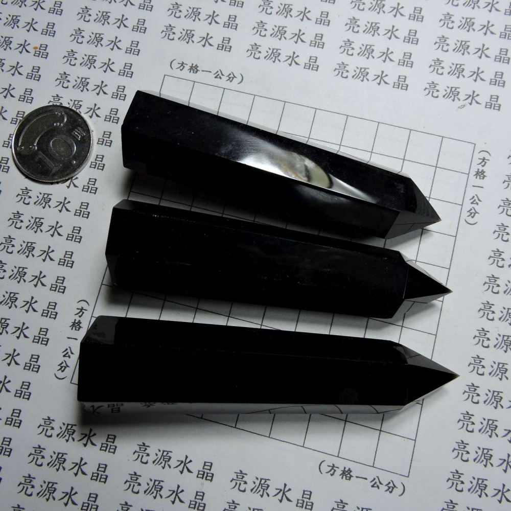 ~0116~黑曜岩柱7-9公分~-細節圖2