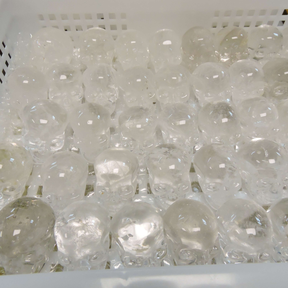 1123~白水晶骷髏頭-細節圖2