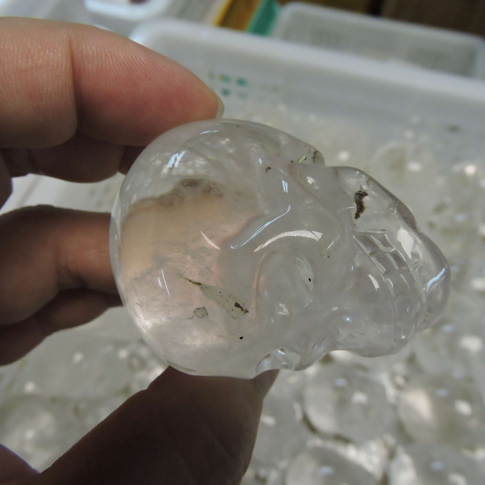 1123~白水晶骷髏頭-細節圖6