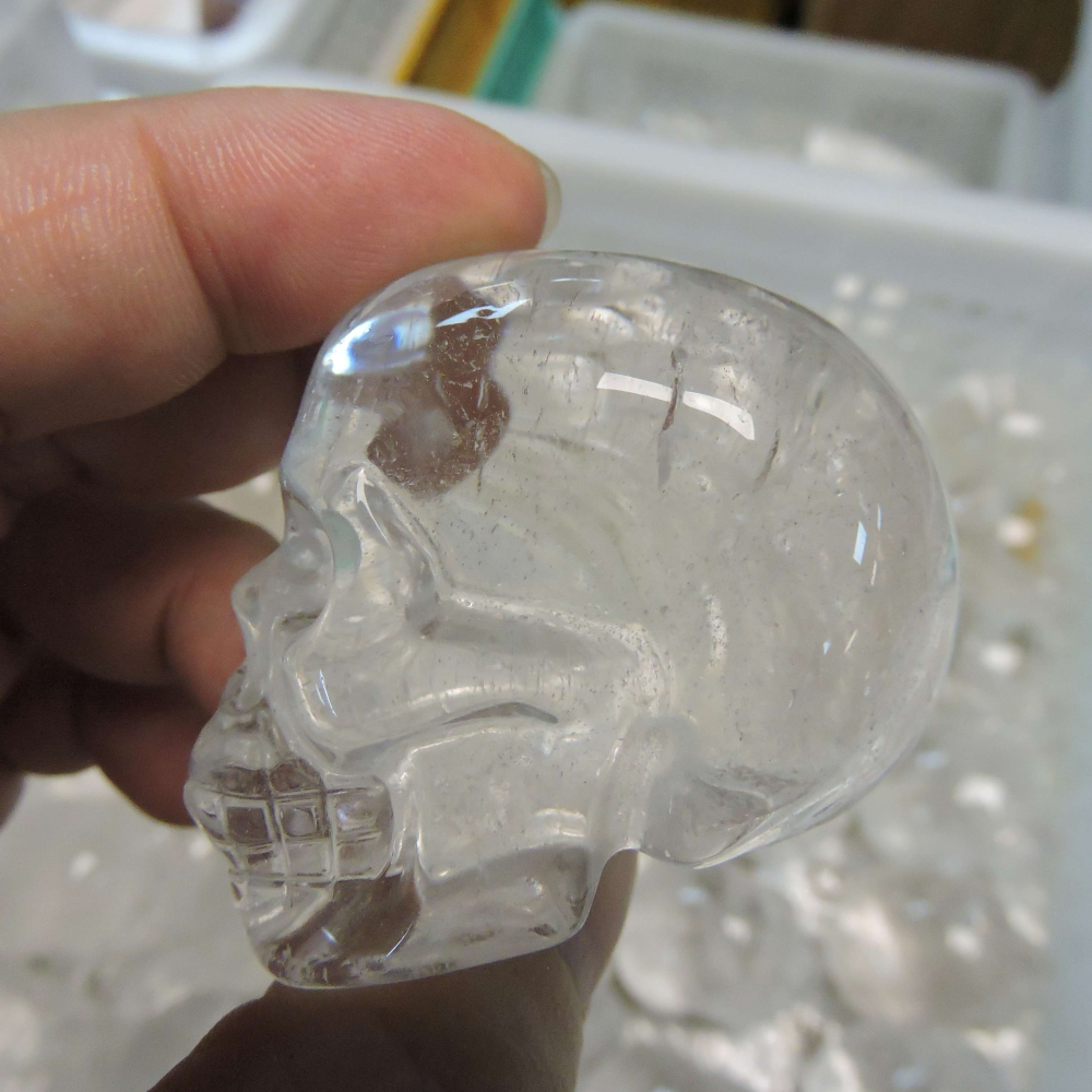 1123~白水晶骷髏頭-細節圖7