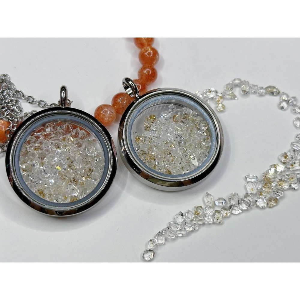 ~油膽赫基蒙~油膽雙尖項鍊墜子~-細節圖3