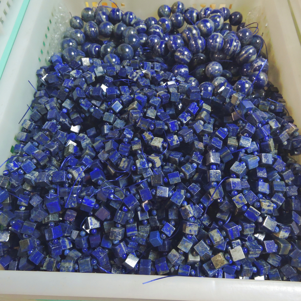 1123~青金石魔方手珠~-細節圖6