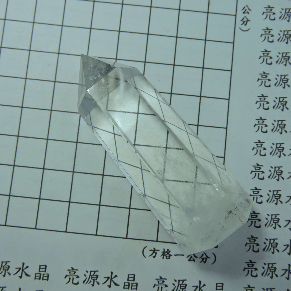 ~0107~拋光白水晶柱-細節圖3