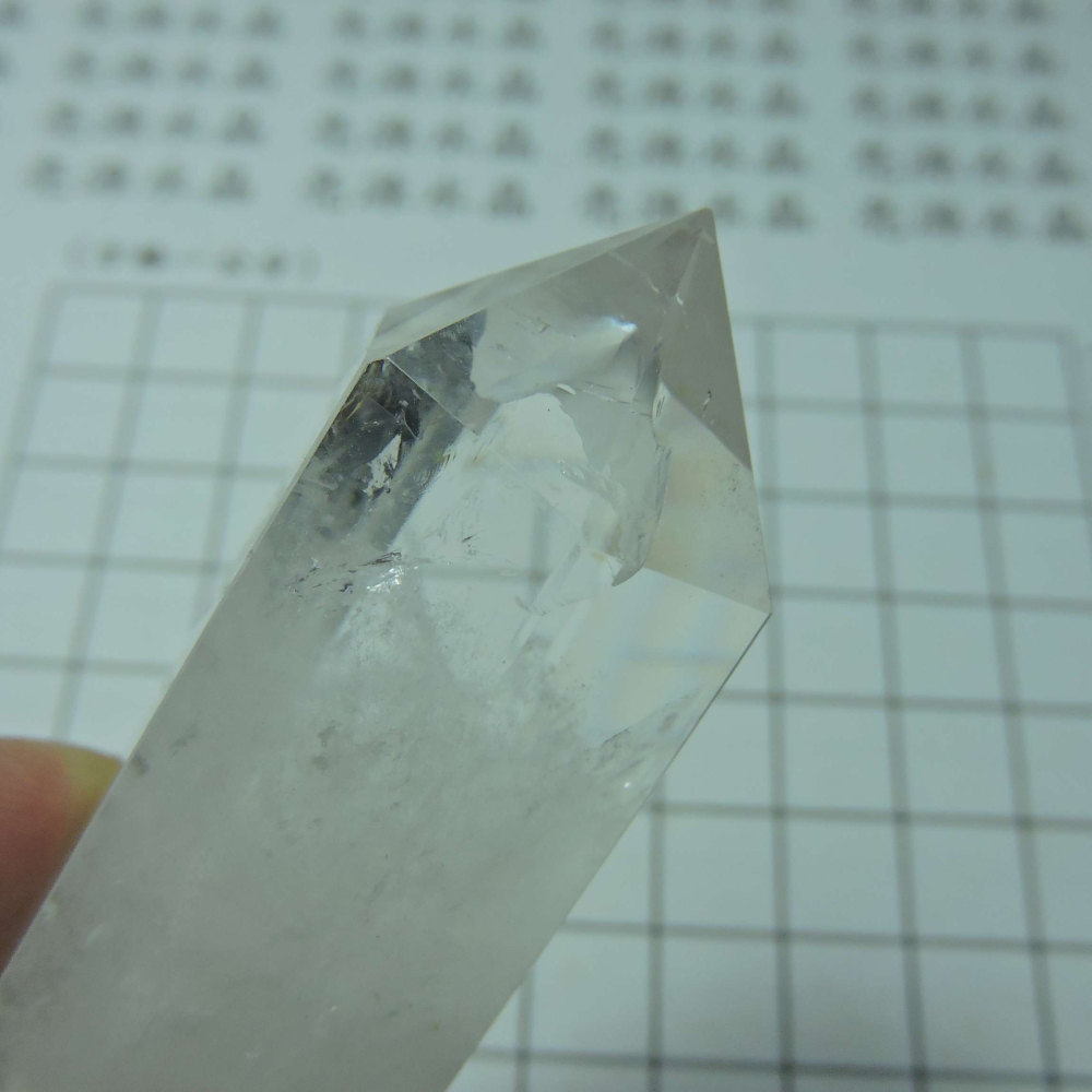 ~0107~拋光白水晶柱-細節圖3