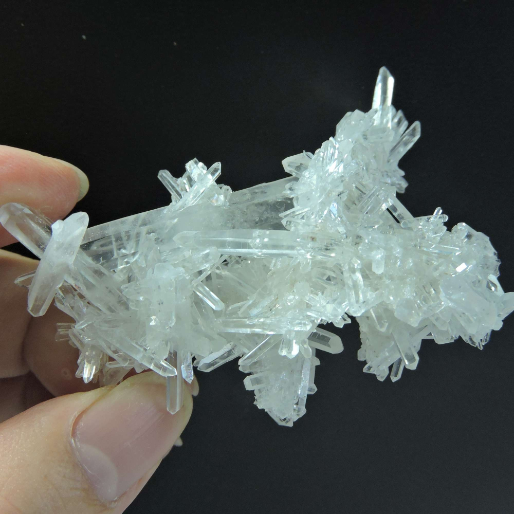 ~0108~四川激光柱水晶簇~白水晶簇-細節圖2