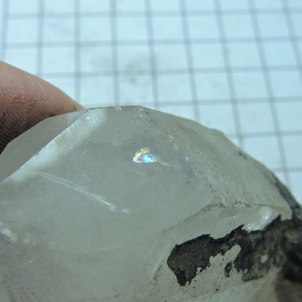 ~0105~西藏黑火晶~彩虹水晶-細節圖6