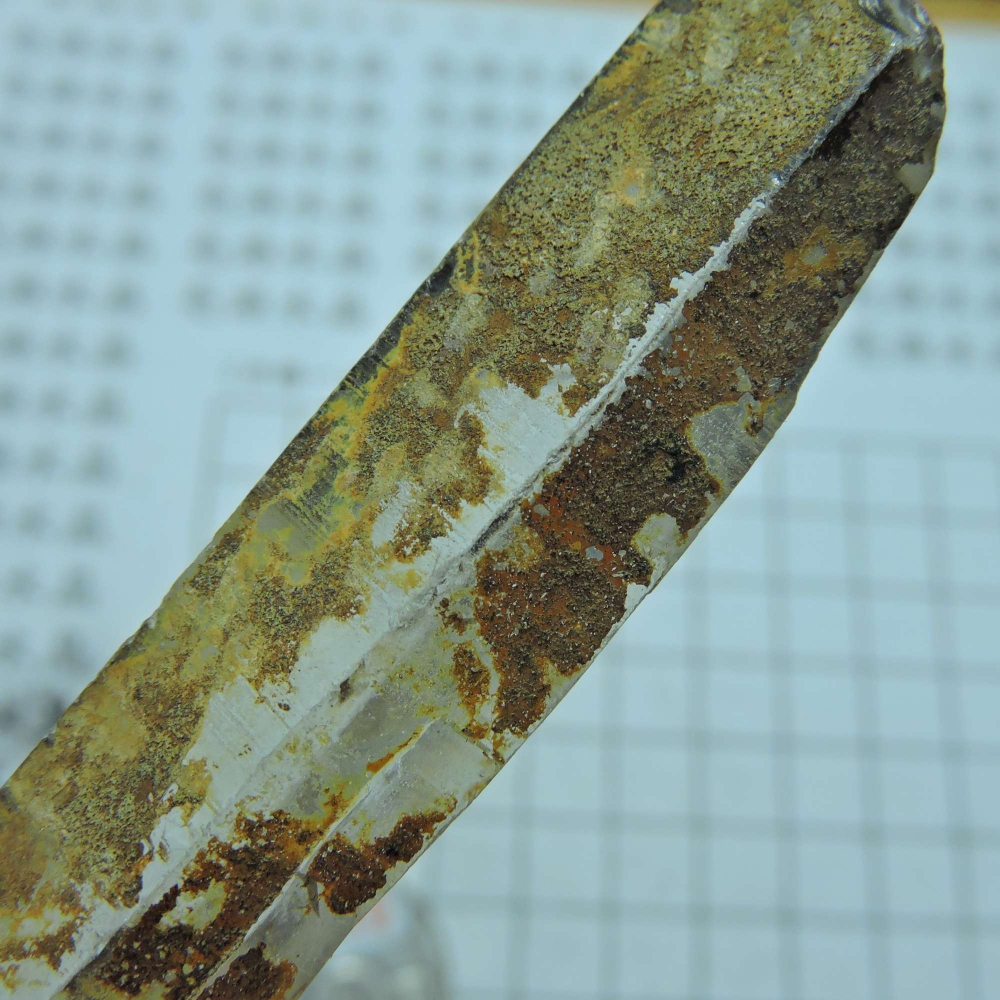 ~0105~西藏黑火晶~雙尖激光柱-細節圖5