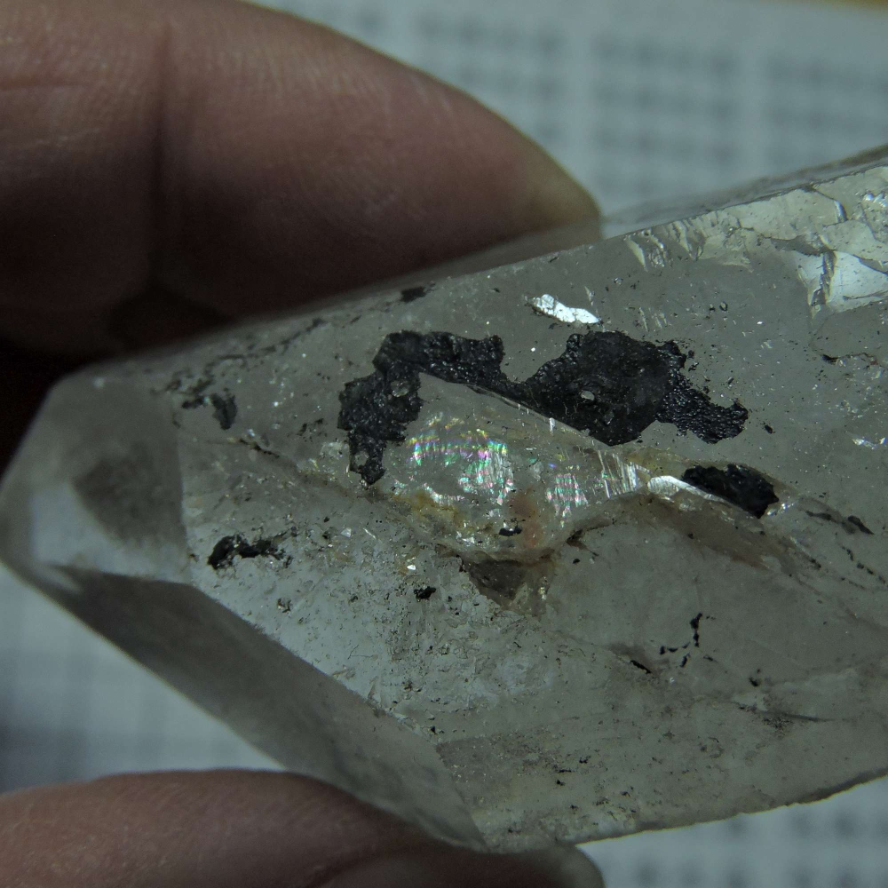 ~0105~西藏黑火晶~彩虹艾希斯-細節圖2