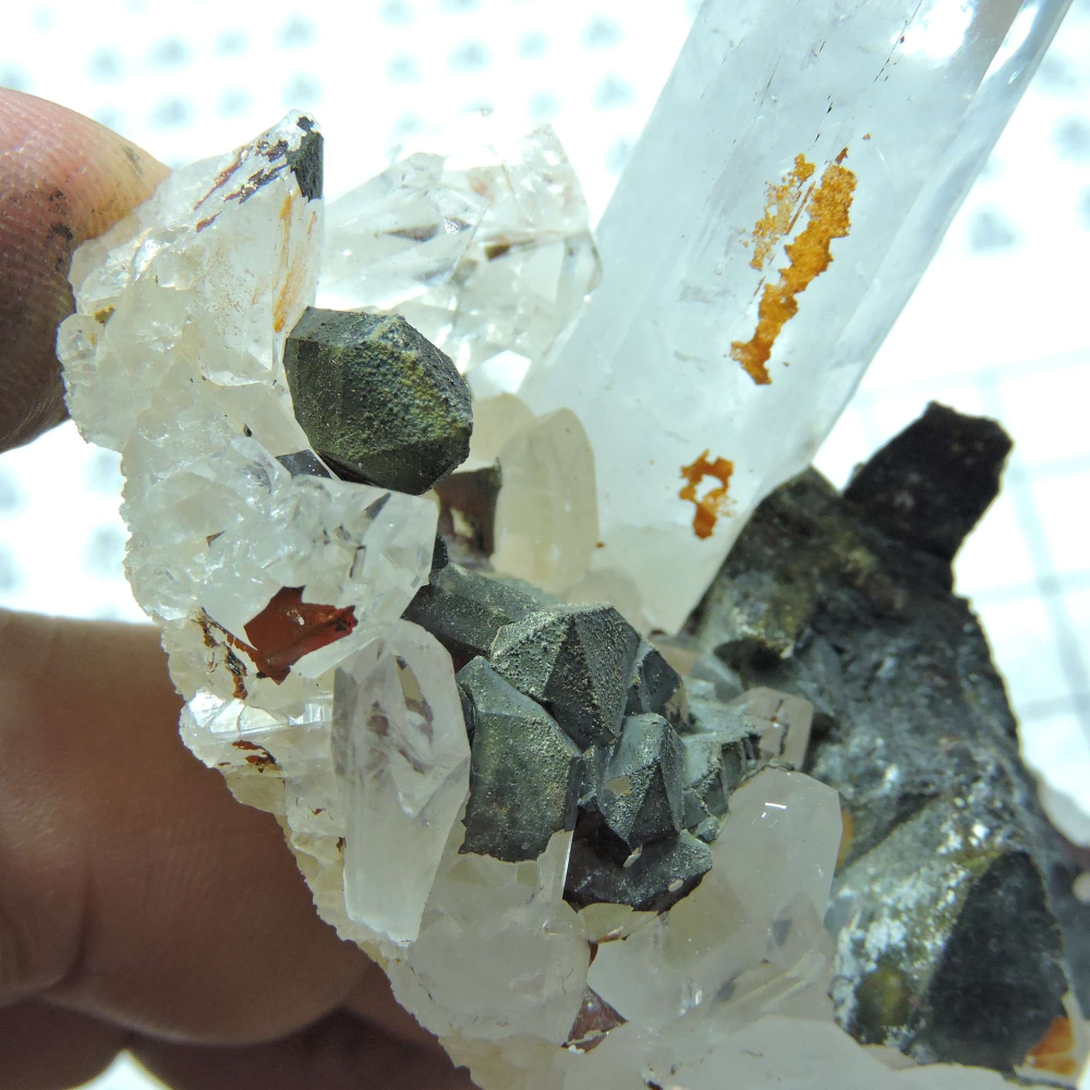 ~0105~西藏黑火晶~晶簇-細節圖3