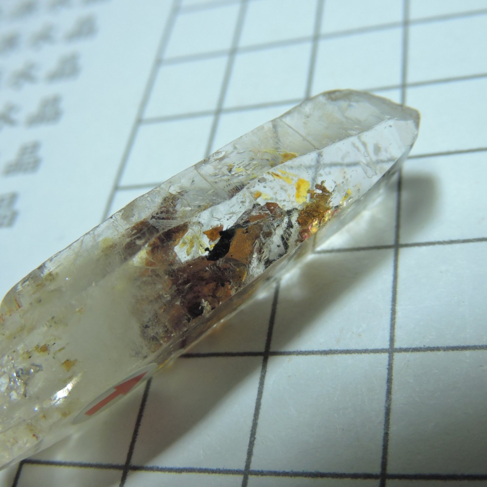 0113~馬島油膽水晶~列木激光柱~N-細節圖5