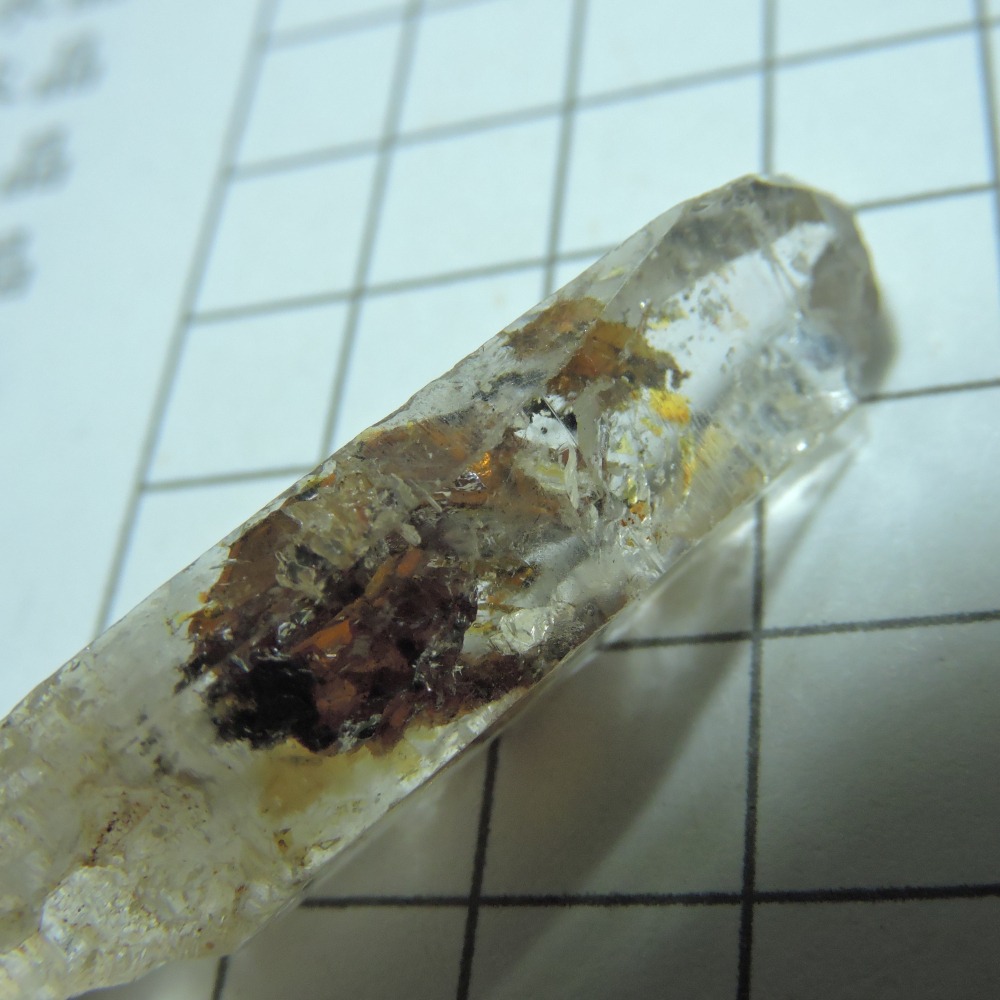 0113~馬島油膽水晶~列木激光柱~N-細節圖7