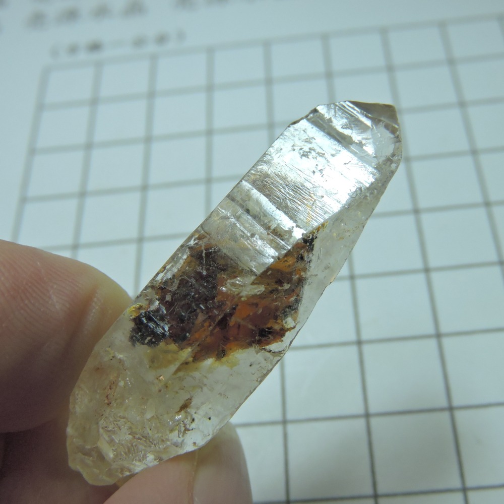 0113~馬島油膽水晶~列木激光柱~N-細節圖8