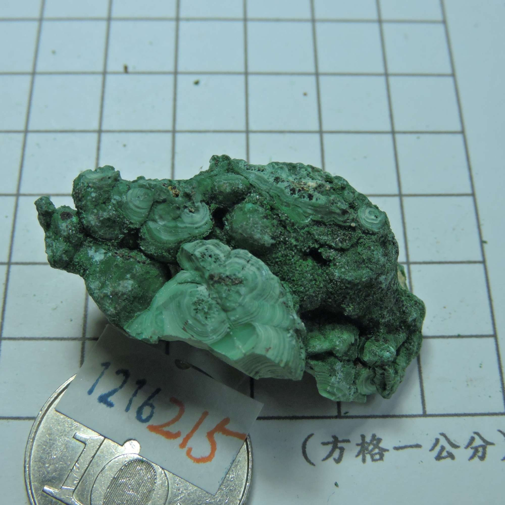 ~1216~孔雀石原礦~215-細節圖4