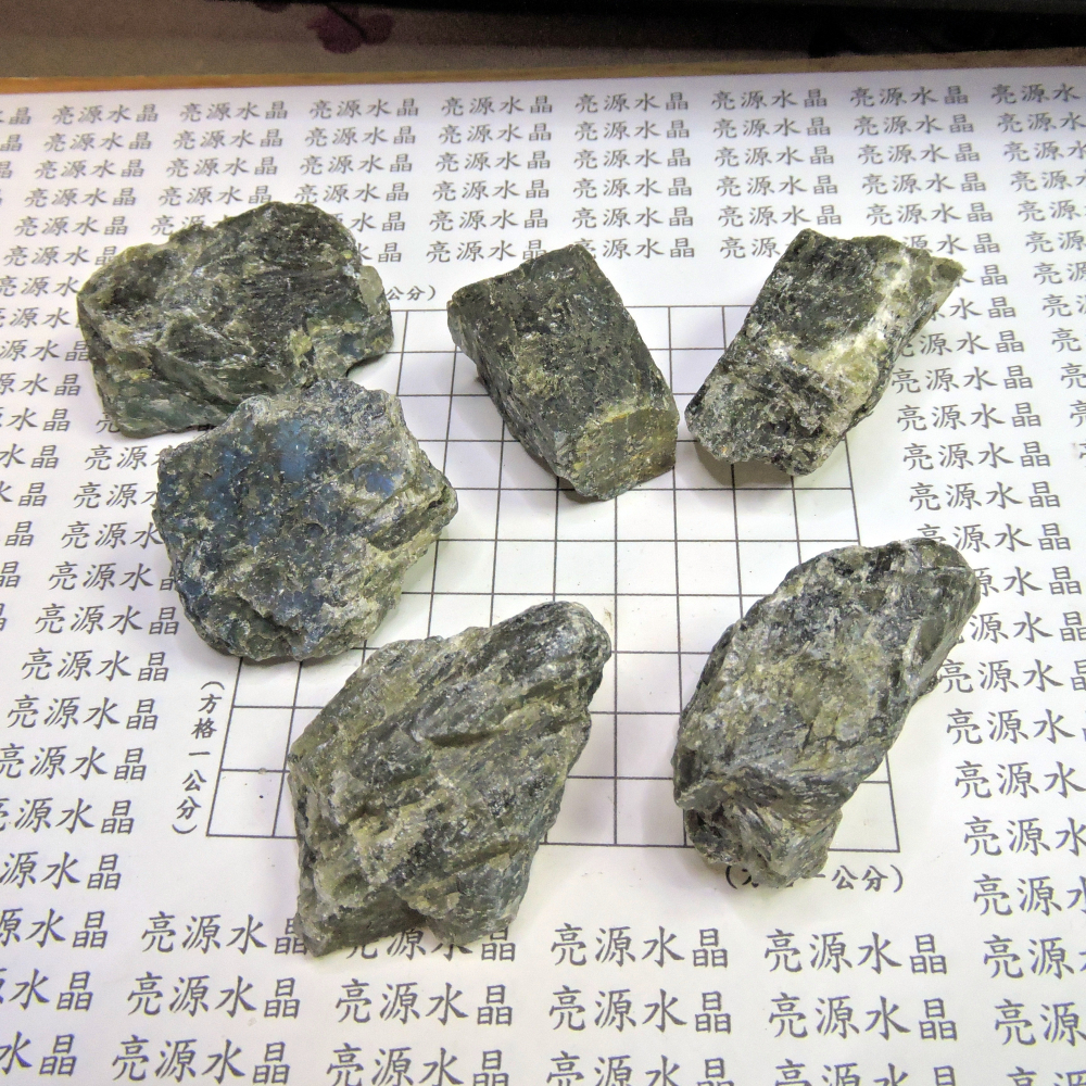 ~拉長石原礦~三個一組~-細節圖3