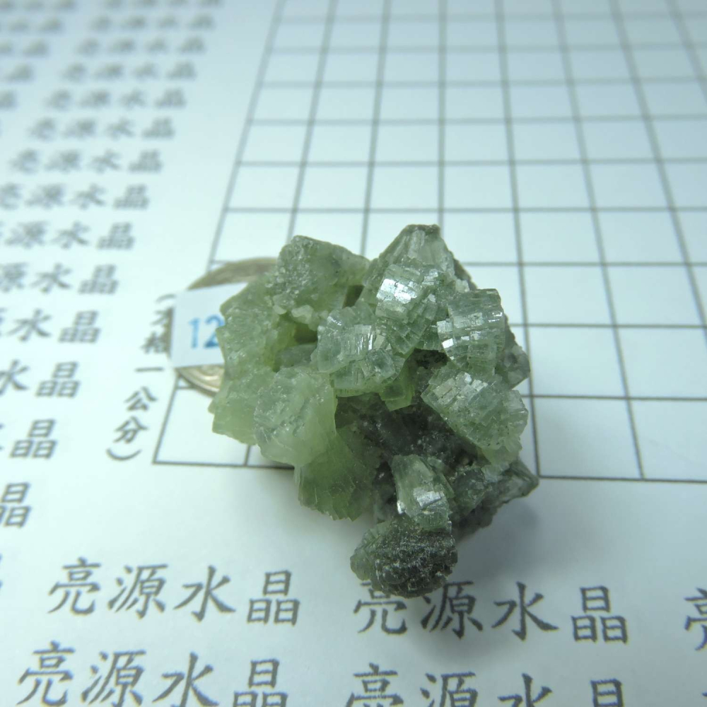 ~0129~蝴蝶結葡萄石~領結葡萄石~Bow-tie Prehnite~19~780-細節圖6