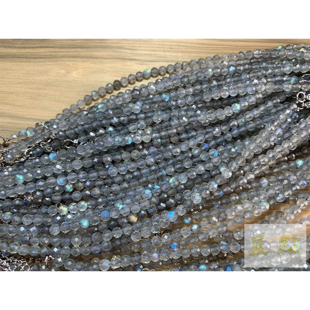 拉長石4mm手鍊-細節圖3