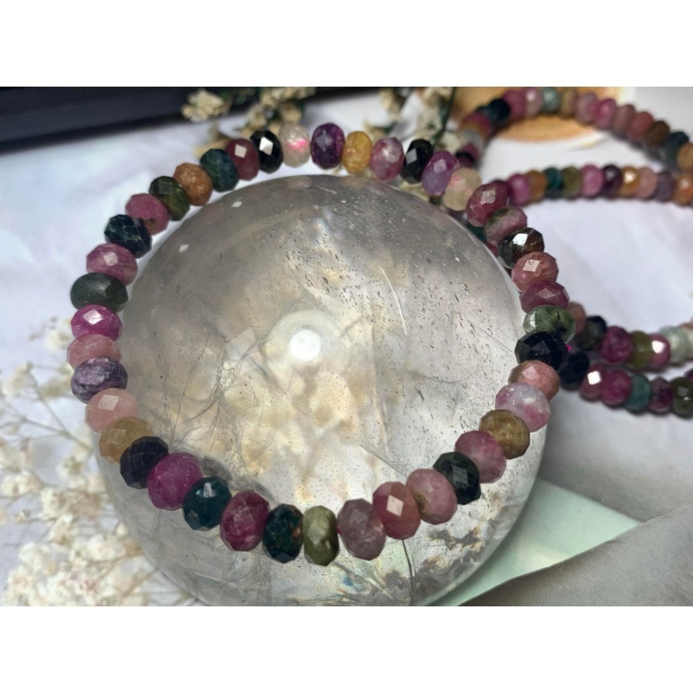 0927彩色碧璽算盤手珠-細節圖2