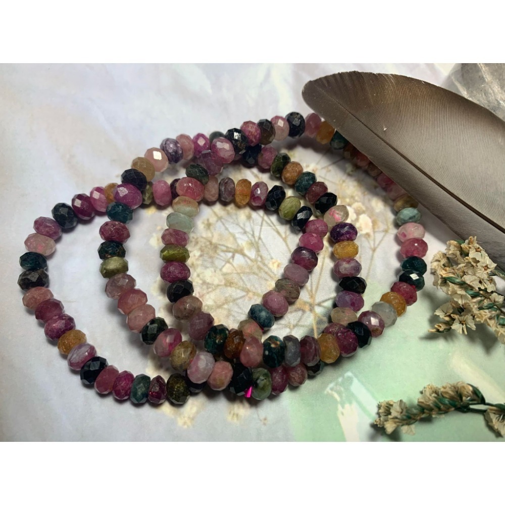 0927彩色碧璽算盤手珠-細節圖5