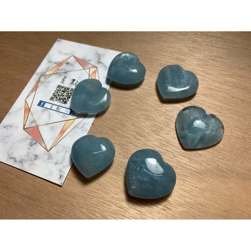 0902海藍寶小愛心-細節圖3