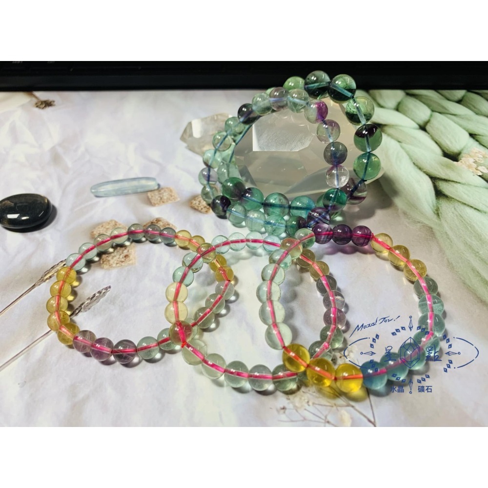 鮮彩螢石手珠-細節圖2
