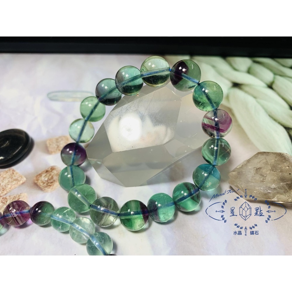 鮮彩螢石手珠-細節圖4