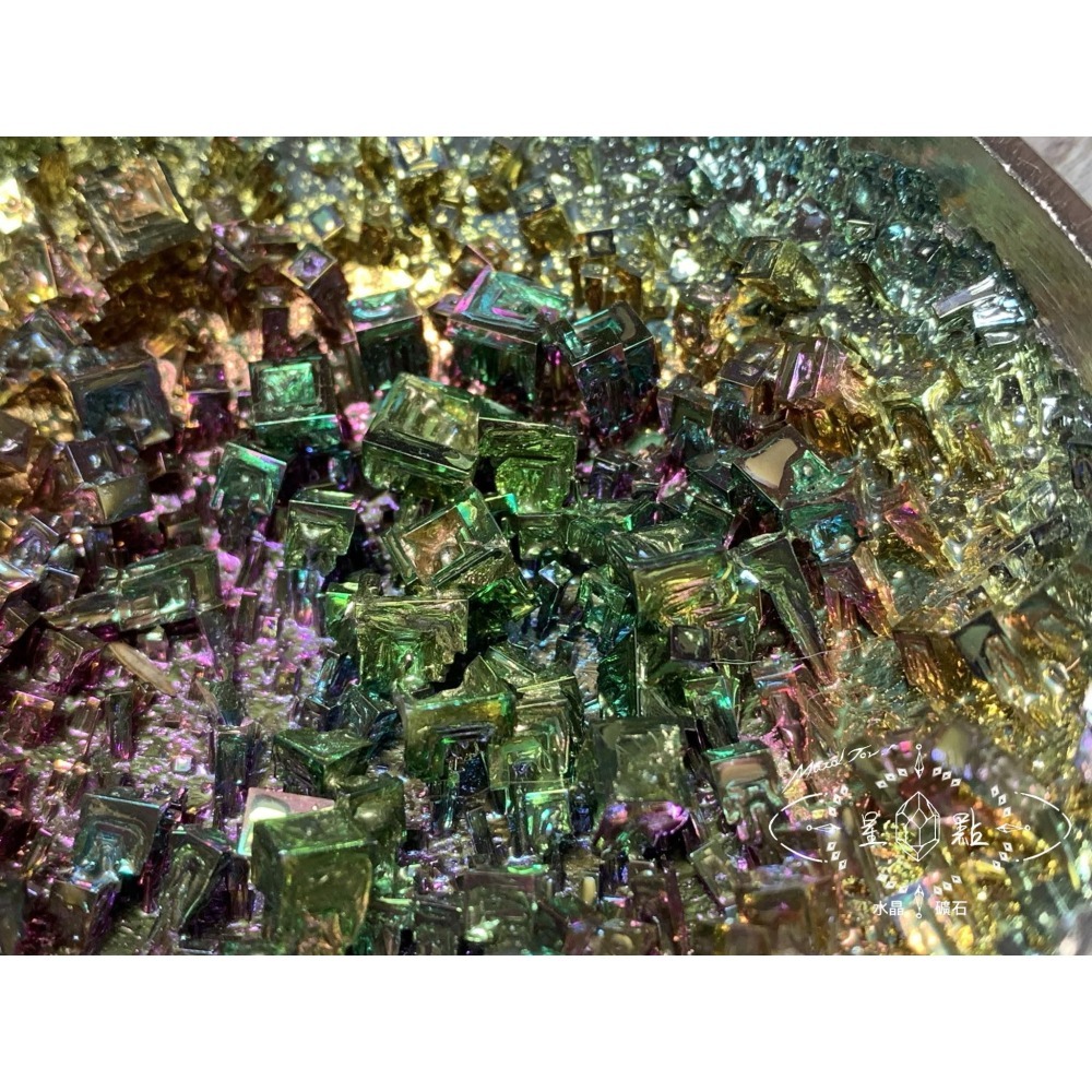 鉍金屬晶體聚寶盆-細節圖3