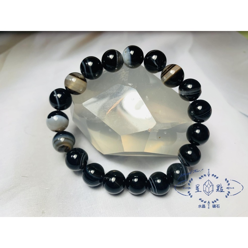黑瑪瑙手珠-細節圖3