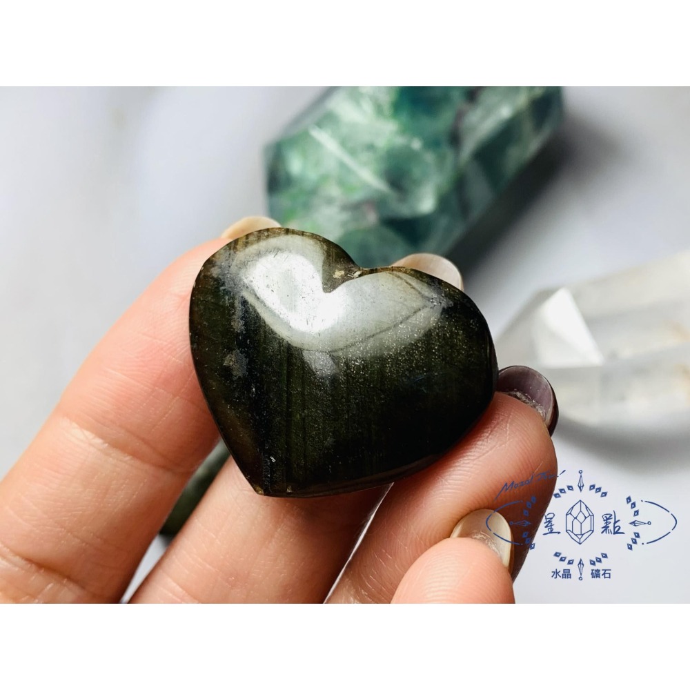 偏光拉長石愛心-細節圖3
