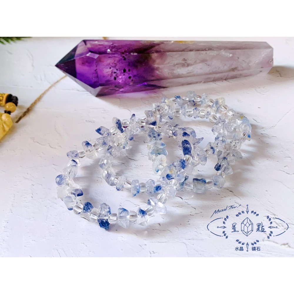 藍線石隨形手珠-細節圖3