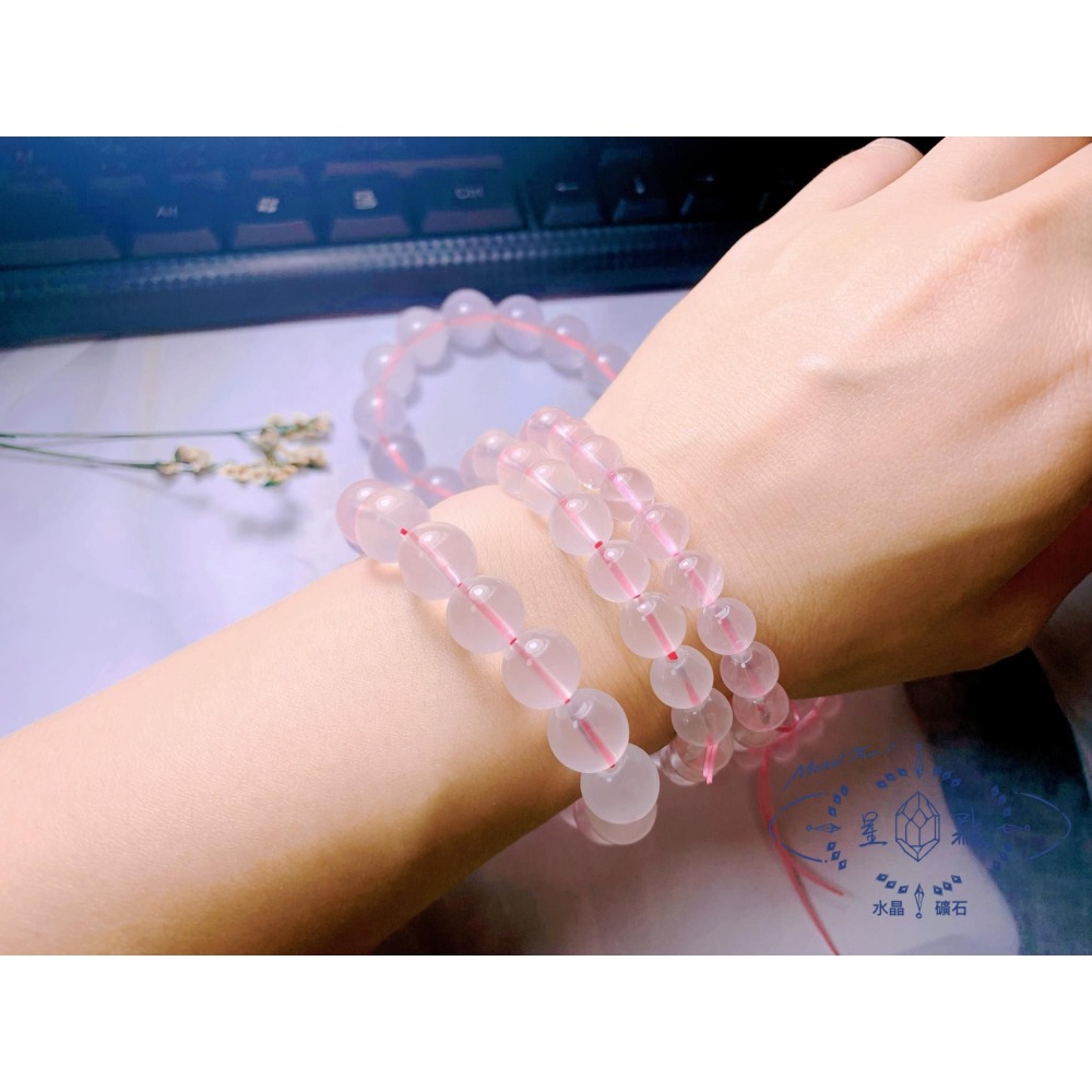 星光粉晶手珠-細節圖4