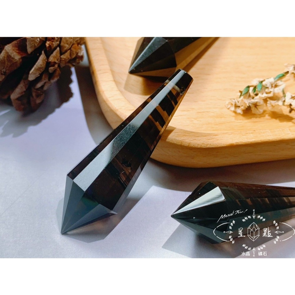 午夜蕾絲黑曜石飾品-細節圖4