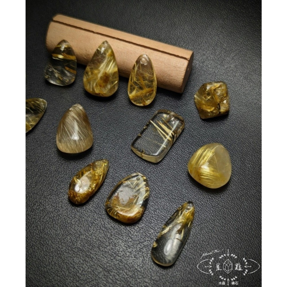 鈦髮晶隨形裸石-細節圖4