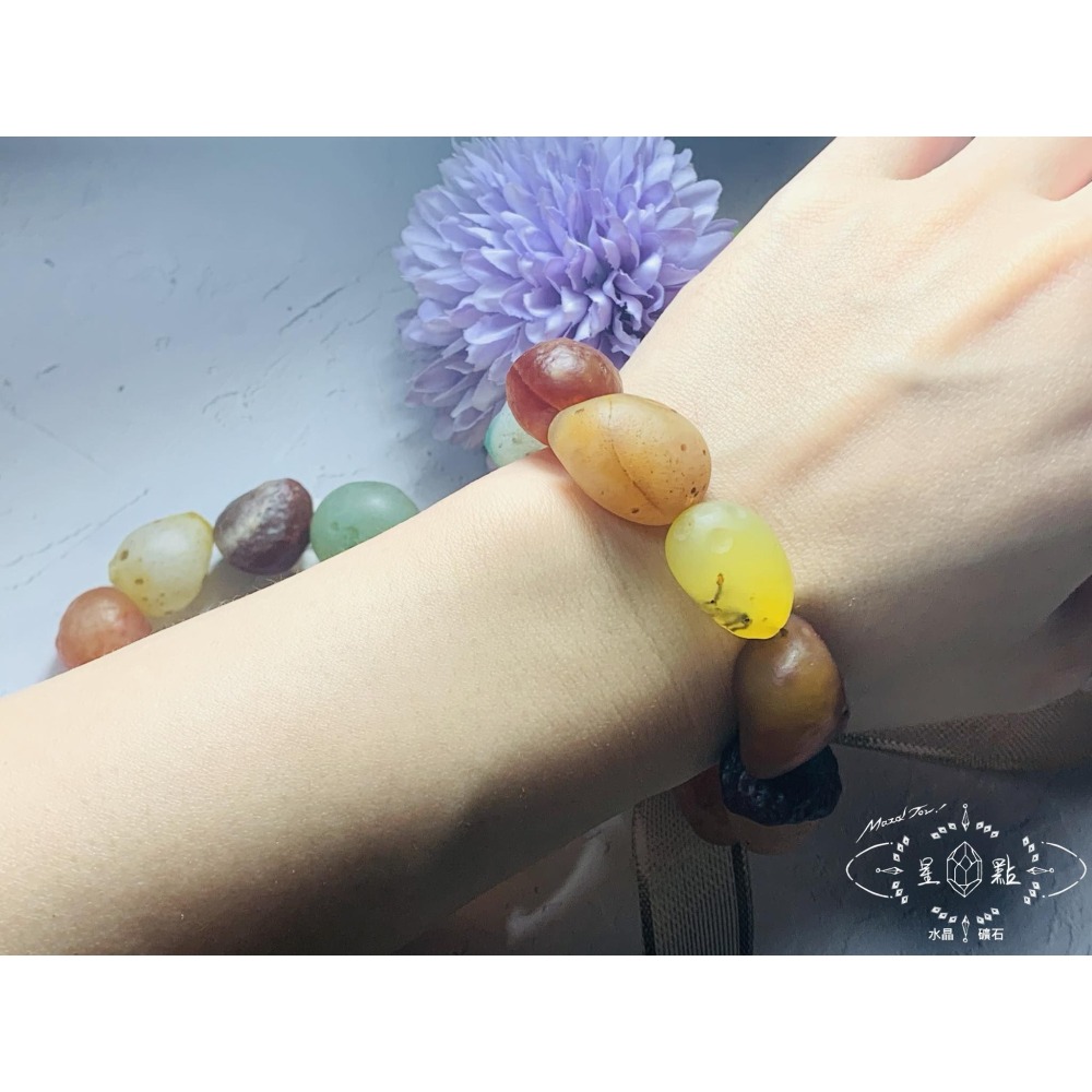 大咪戈壁瑪瑙手珠-細節圖2