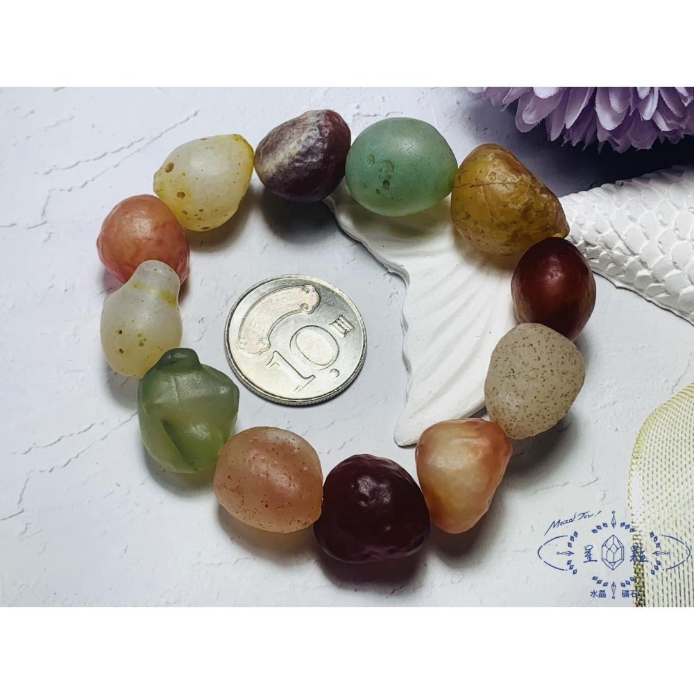 大咪戈壁瑪瑙手珠-細節圖3