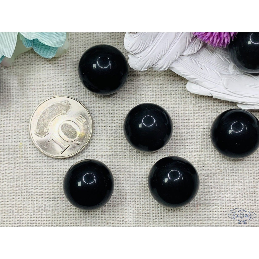 黑曜石小球~彩曜石小球-細節圖3