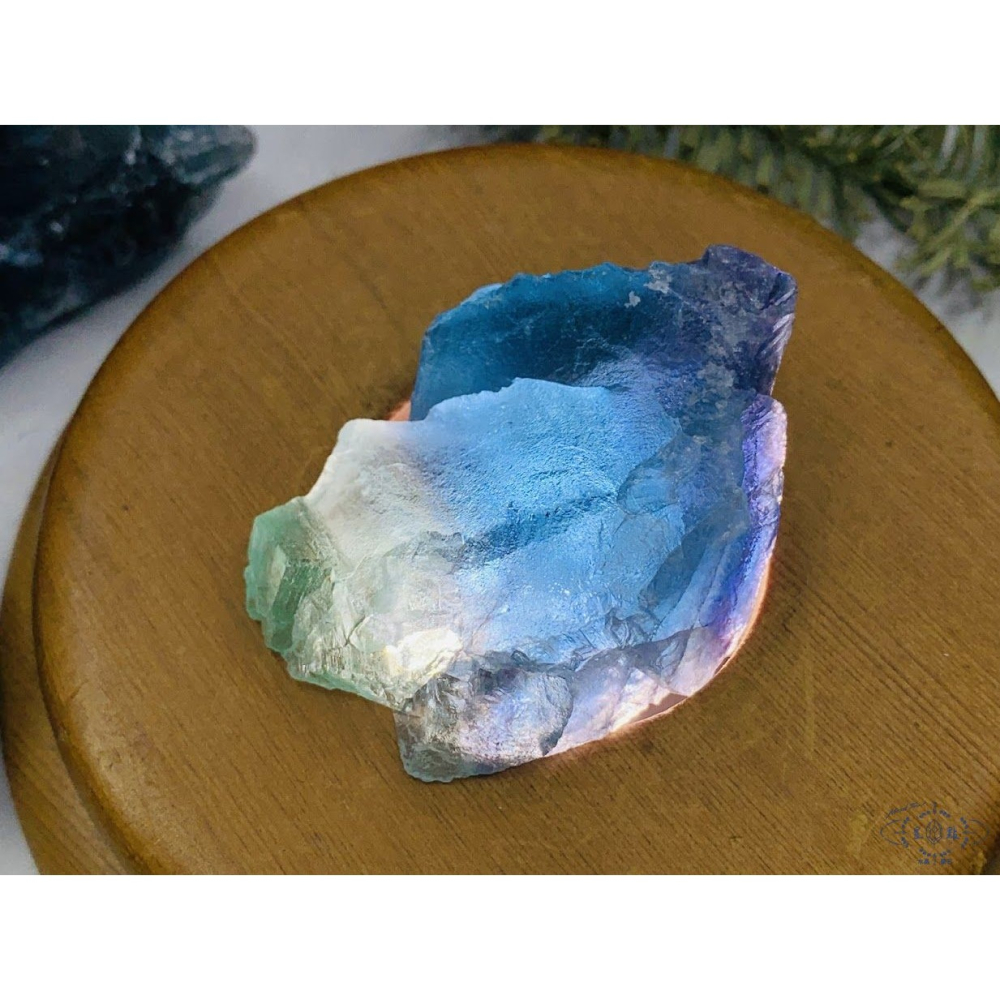 藍綠螢石原礦-細節圖4