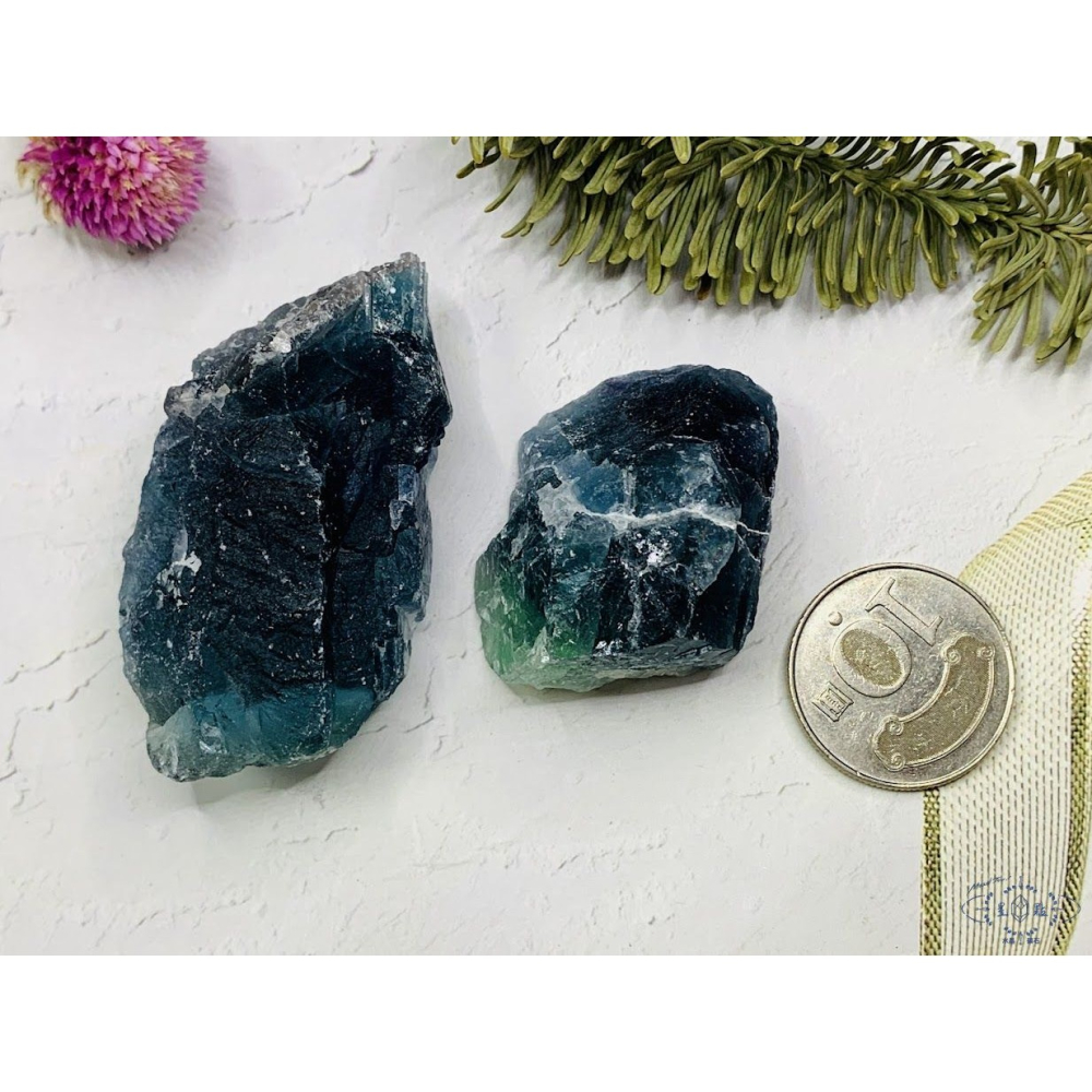 藍綠螢石原礦-細節圖5