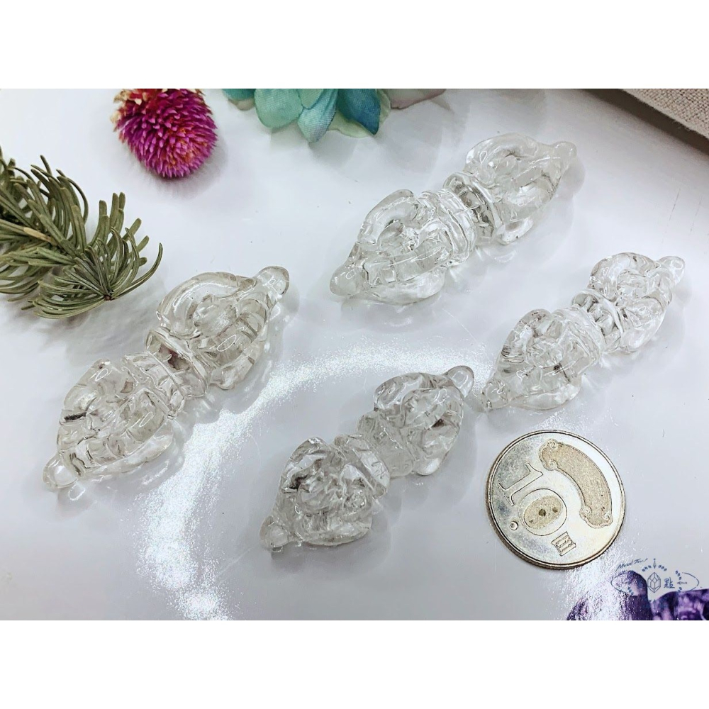 白水晶法器~白水晶金鋼杵-細節圖5