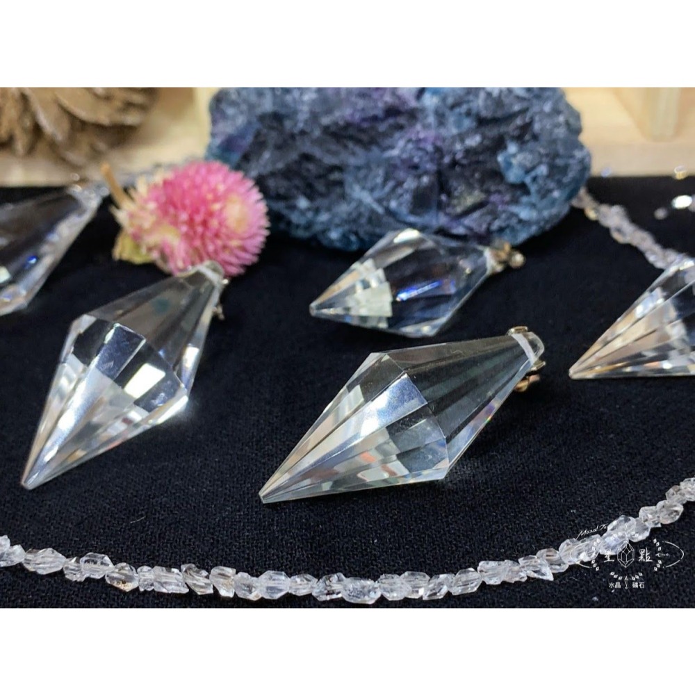 雙尖水晶靈擺墜子-細節圖2