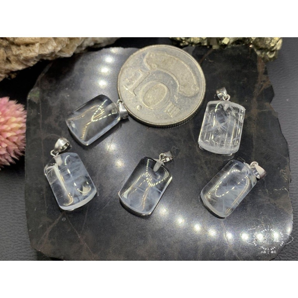 藍針水晶小墜-細節圖5