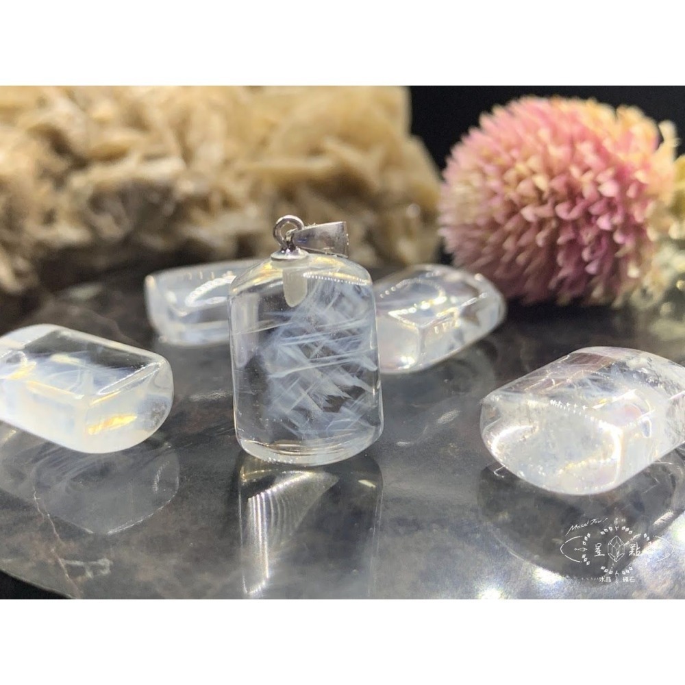 藍針水晶小墜-細節圖6