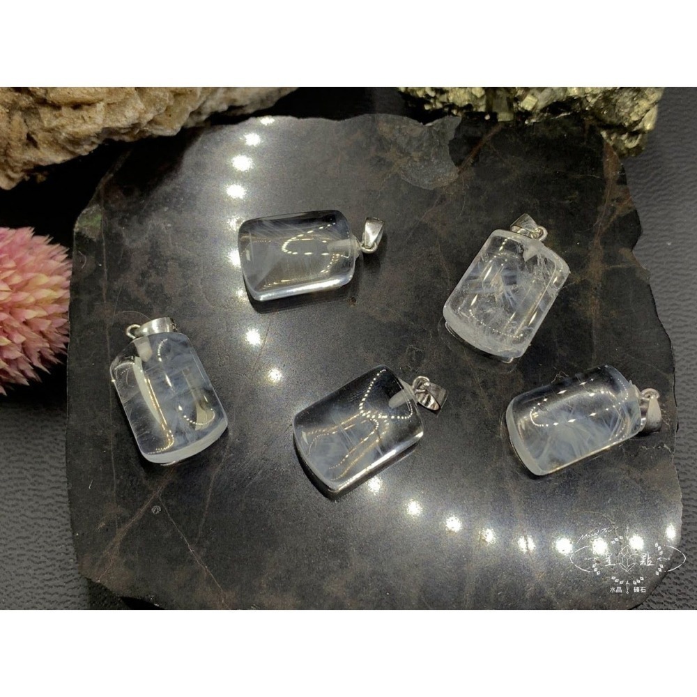 藍針水晶小墜-細節圖4